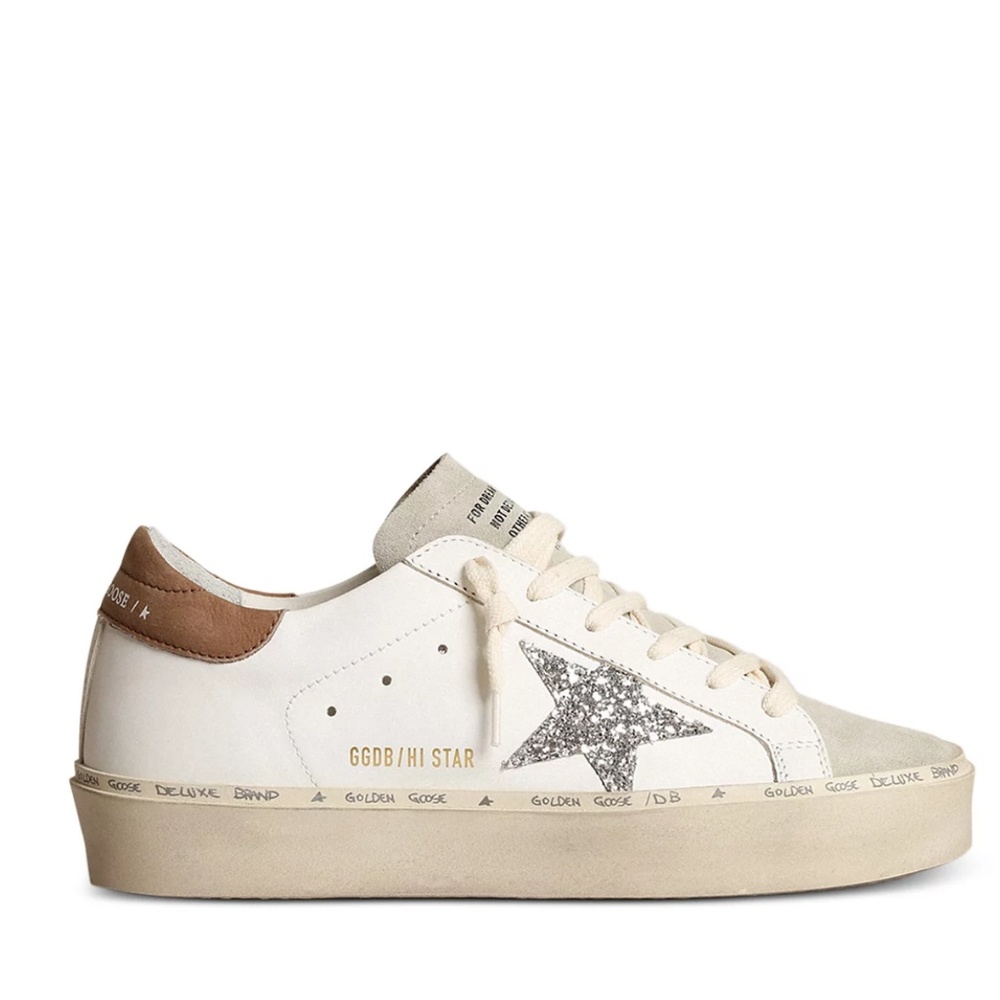 Golden Goose Women's Hi Star Low Top Sneakers (Size 5)